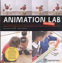 Books Frontpage Animation LAB para niños. ¡Proyectos prácticos y divertidos para crear cine de animación!