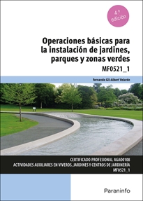 Books Frontpage Operaciones básicas para la instalación de jardines, parques y zonas verdes