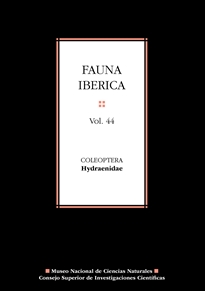 Books Frontpage Fauna ibérica. Vol. 44, Coleoptera: Hydraenidae