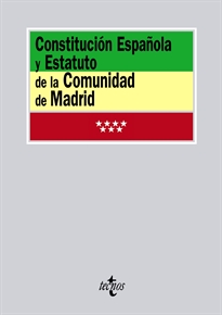 Books Frontpage Constitución Española y Estatuto de la Comunidad de Madrid