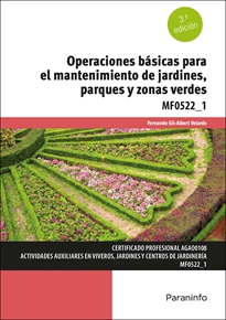 Books Frontpage Operaciones básicas para el mantenimiento de jardines, parques y zonas verdes