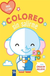 Books Frontpage Coloreo sin salirme-Para llevar. Elefante