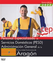 Books Frontpage Personal Especializado de Servicios Domésticos (PESD). Administración General de la Comunidad Autónoma de Aragón. Test