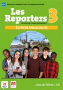 Books Frontpage Les Reporters 3- A2.1 Éd.Macmillan eleve ed. Andalucía