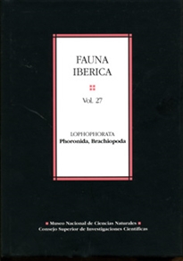 Books Frontpage Fauna ibérica. Vol. 27. Lophophorata: Phoronida, Brachiopoda