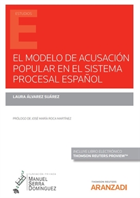 Books Frontpage El modelo de acusación popular en el sistema procesal español (Papel + e-book)