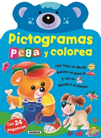 Books Frontpage Pictogramas - Pega y colorea conejito