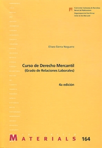 Books Frontpage Curso de Derecho Mercantil (Relacions Laborals)