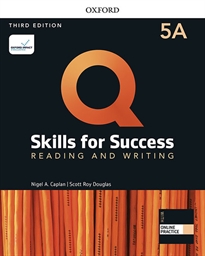 Books Frontpage Q Skills for Success (3rd Edition). Reading & Writing 5. Split Student's Book Pack Part A