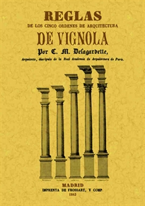 Books Frontpage Reglas de los cinco ordenes de arquitectura de Vignola