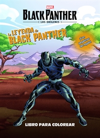 Books Frontpage Black Panther. Los orígenes. La leyenda de Black Panther. Libro para colorear
