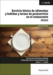 Books Frontpage Servicio básico de alimentos y bebidas y tareas de postservicio en el restaurante