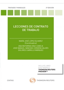 Books Frontpage Lecciones de contrato de trabajo (Papel + e-book)