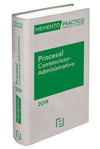 Books Frontpage Memento Procesal Contencioso-Administrativo 2019