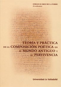Books Frontpage Teoría Y Práctica De La Composición Poética En El Mundo Antiguo Y Su Pervivencia