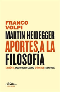 Books Frontpage Martin Heidegger: "Aportes a la filosofía"