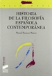Front pageHistoria de la filosofía española contemporánea