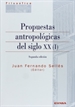 Front pagePropuestas antropológicas del siglo XX