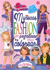 Books Frontpage Muñecas fashion con pegatinas para colorear