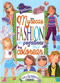 Books Frontpage Muñecas fashion con pegatinas para colorear