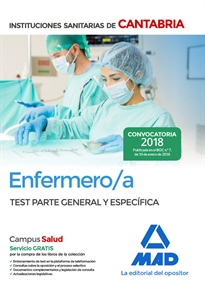 Books Frontpage Enfermero/a de las Instituciones Sanitarias de Cantabria. Test parte general y específica
