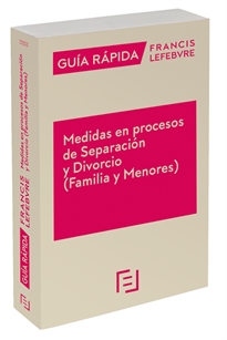 Books Frontpage Medidas en procesos de Separación y Divorcio (Familia y Menores)