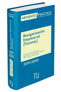 Books Frontpage Memento Reorganización Empresarial (Fusiones) 2019-2020