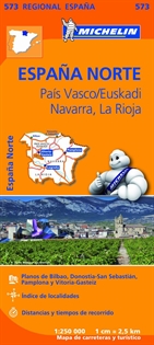 Books Frontpage Mapa Regional País Vasco/Euskadi, Navarra, La Rioja