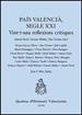 Front pagePaís Valencià, segle XXI. Vint-i-una reflexions crítiques