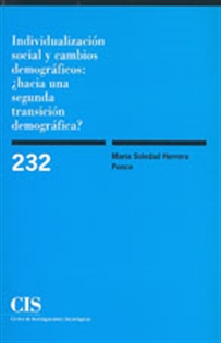 Books Frontpage Individualización social y cambios demográficos