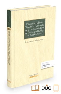 Books Frontpage Práctica de Gobierno Corporativo: La reforma de la Ley de Sociedades de Capital y del Código de Buen Gobierno (Papel + e-book)