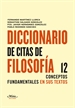 Front pageDiccionario de citas de filosofía