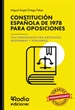 Front pageCONSTITUCIÓN ESPAÑOLA DE 1978 PARA OPOSICIONES. Test ordenados por artículos, resúmenes y esquemas
