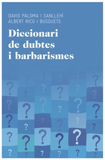 Books Frontpage Diccionari de dubtes i barbarismes