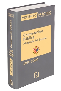 Books Frontpage Memento Contratación Pública (Abogacía del Estado) 2019-2020