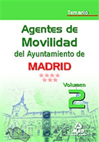 Books Frontpage Agentes de movilidad del ayuntamiento de madrid. Temario volumen ii