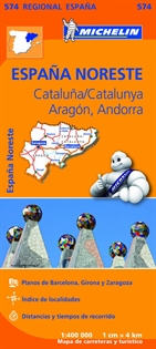 Books Frontpage Mapa Regional Cataluña,/Catalunya, Aragón, Andorra