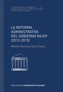 Books Frontpage La reforma administrativa del gobierno Rajoy (2012-2015)