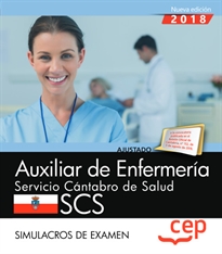 Books Frontpage Auxiliar de Enfermería. Servicio Cántabro de Salud. SCS. Simulacros de examen