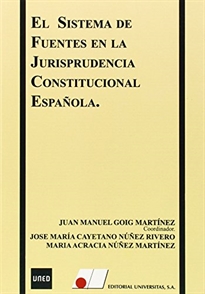 Books Frontpage El sistema de fuentes en la jurisprudencia constitucional espa¤ola