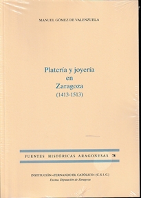 Books Frontpage Platería y joyería en Zaragoza (1413-1513)