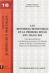 Books Frontpage Las reformas monetarias en la primera mitad del siglo XIX