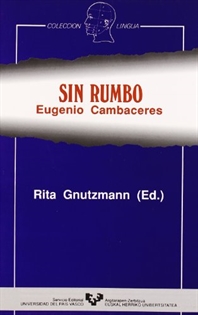 Books Frontpage Sin rumbo. Eugenio Cambaceres