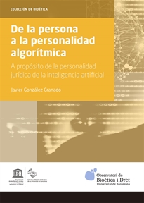 Books Frontpage De la persona a la personalidad algorítmica