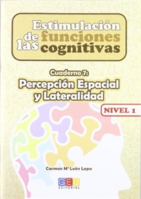 Books Frontpage Estimulación de las funciones cognitivas nivel 1 cuaderno 7: percepción espacial y lateralidad