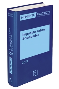 Books Frontpage Memento Impuesto sobre Sociedades 2017