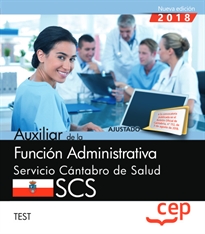 Books Frontpage Auxiliar de la Función Administrativa. Servicio Cántabro de Salud. SCS. Test