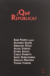 Books Frontpage ¿Qué República?