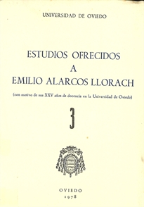 Books Frontpage Estudios ofrecidos a Emilio Alarcos Llorach Tomo III