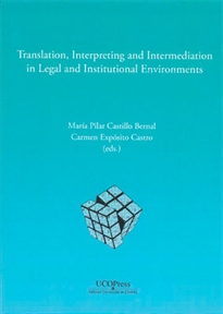 Books Frontpage Translation, interpreting and intermediation in legal and institutional environments